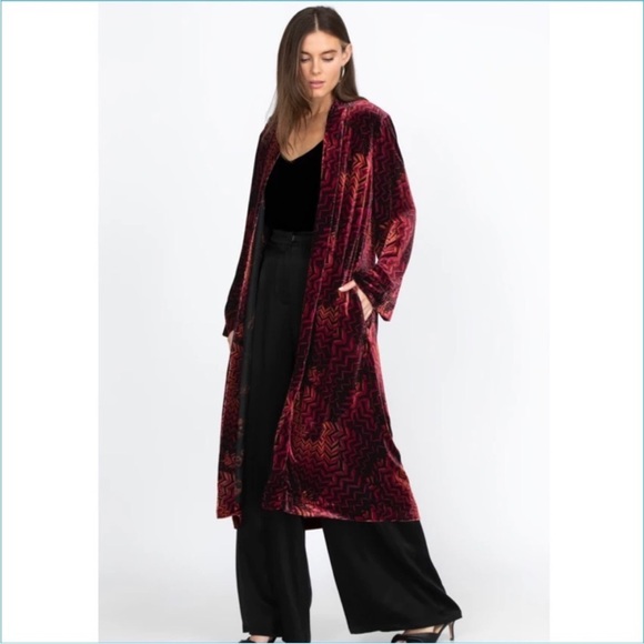 Johnny Was beautiful velvet duster NWT - Picture 2 of 8